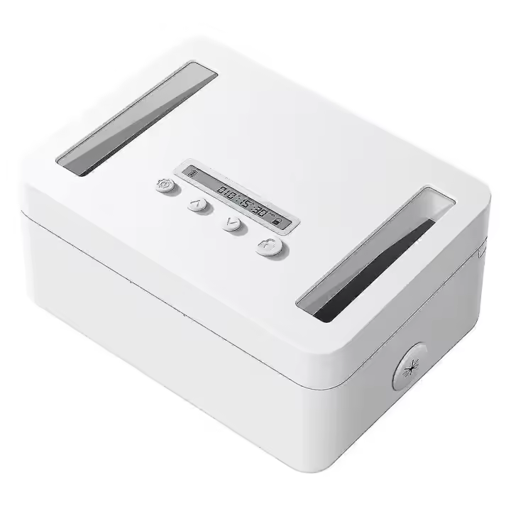Metal Timed Lock Box,time Lock Box With Child Lock And Led Display,self-control Timer Locker For Phones, Snacks, Alcohol - 1