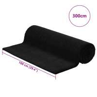 vidaXL Felpudo de fibra de coco negro 100x300 cm - details 4