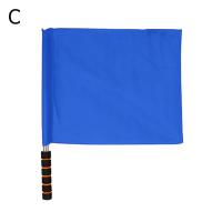 Bandera De Referee De Fútbol 1Pcs En Colores Rojo Blanco Amarillo Azul Y Verde Para Entrenamiento Y Competición Suministros De Referee - details 16