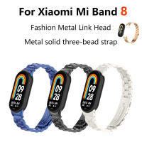 Correa De Metal Para Xiaomi Mi Band 8 Pulsera De Reemplazo De Acero Inoxidable Accesorios Para Reloj Inteligente Xiaomi Mi Band 8 Con Hebilla De Cierre - details 0