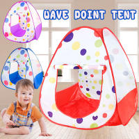 Carpa Para Niños Con Puntos Pequeña Casa De Juguete Doblabilidad Interior Y Exterior Juego De Princesa Para Niñas Y Niños - details 0