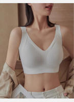 Sujetador Sin Costuras Para Mujer Estilo Delgado Adecuado Para Pechos Grandes Y Pequeños Sin Alzas Antideslizante Talla Grande Pull-up - details 19