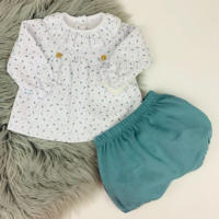 Rapife Conjunto Pack punto estampado de bebé Niña 5813W21 VERDE-26 ropa niños Winter ROYALE CORDONETS - details 4