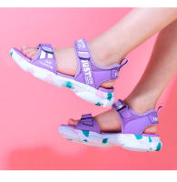 Sandalias De Playa Antideslizantes Para Niñas Verano Talla 29-38 Con Diseño De Flores Zapatos Planos Casuales Transpirables Para Niños - details 8