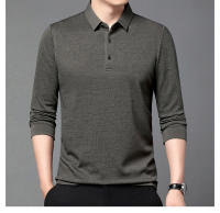 Camisa Polo Larga Con Estampado Hueco Para Hombre Estilo Coreano Moda Negocios T-Shirt De Golf Top De Poliéster Talla M-4XL - details 22