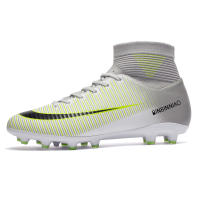 Zapatos De Fútbol Profesionales Para Hombres Antideslizantes En Campo De Grama Zapatillas De Fútbol Con Punta De Hierba TF Entrenamiento De Torsión De PTPP Material Superior PVC Suela De Goma - details 33