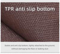 Alfombra De Piso Cuadrada Minimalista Moderna Resistente a Manchas Y Desvanecimiento Con Sello Antideslizante Y Fondos De Goma Para Uso Interior Y Exterior Máquina Lavable - details 12