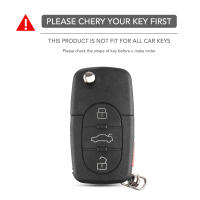 Funda De Llave De Silicona Para Audi A1 A2 A3 A4 A8 B6 A6 C5 TT 8N 3 Botones Cubierta De Protección Para Llave De Coche - details 1