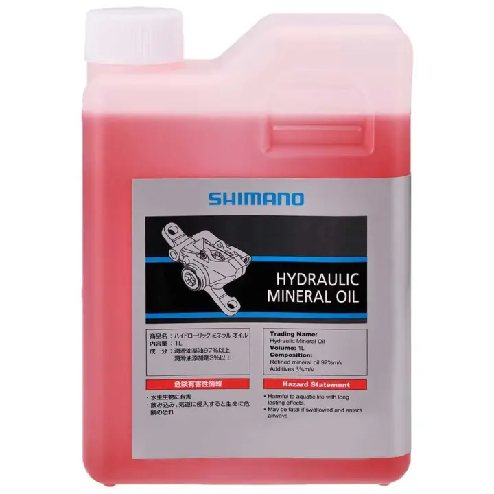 Shimano Aceite Hydraulic Mineral 1l Rojo - 1