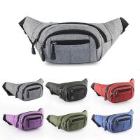 Bolsa De Cintura Para Hombres Impermeable Estilo Coreano Bolsa De Deporte Al Aire Libre Bolsa Transversal De Banano Monedero De Malla De Lona Material Principal Polyester - details 7
