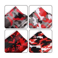 Película De Camuflaje Para Coche Impermeable Autoadhesiva PVC Cambio De Color Serie De Camuflaje Negro Rojo Para Motocicleta Adhesivo De Vinilo Para Automóviles - details 7