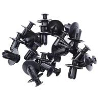 100pcs Tornillos De Plástico 8mm Clip De Automóvil Para Toyota Focus Kia Nissan Yamaha Fijación De Parachoques Y Capó Negro - details 2
