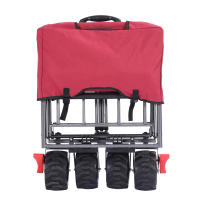 AREBOS Carro de Mano Plegable con Pértiga Telescópica Carga 100 Kg - Ideal para Acampadas y Excursiones - details 19