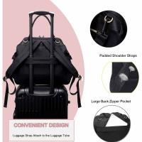 Mochila para mamá, bolso de mano para guardar biberones y pañales, mochila impermeable que se puede colgar en el cochecito de bebé, bolsa de almacenamiento - details 6