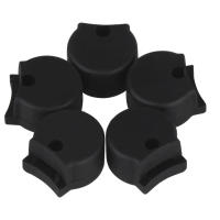 Cubierta De Goma Para Dedo De Clarinete Y Saxofón Accesorios Musicales De Muelle Resistente Funda Para Instrumentos De Viento Negro - details 1