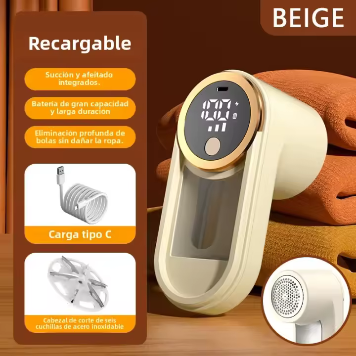 ONEKA Trimmer De Pelo De Ropa Recargable Desfuzzador De Tela Para Ropa Y Muebles Eliminador De Pelos Y Fuzz Recargable - 1