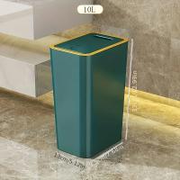 Bandeja De Basura De 10L a Prueba De Olores Con Diseño Moderno De Un Toque Durable De Plástico Para Baño Y Cocina Ahorra Espacio Y Resistente a Fugas - details 8