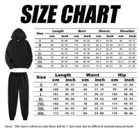 Conjunto De Sudadera Con Capucha Y Pantalones De Fleece Para Hombres Y Mujeres Estilo Deportivo Caliente Harajuku Casuál Para Exterior Otoño Invierno - details 0