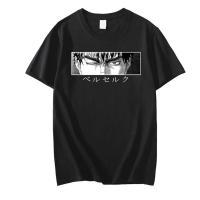 Camiseta De Algodón Oversized Para Hombre Y Mujer Anime Berserk Estilo Casual Manga Corto Impresión T-shirt Tops Tee Para Fans De La Moda - details 8