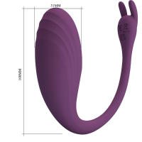 PRETTYLOVE Catalina Huevo Vibrador con control por APP Color Púrpura Juguetes sexuales - details 1