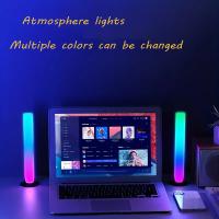 Luz De Pick up RGB Con Música Y Ritmo Recargable Por USB Decoración De Navidad Para Escritorio Barra De Luz RGB De Moda - details 0