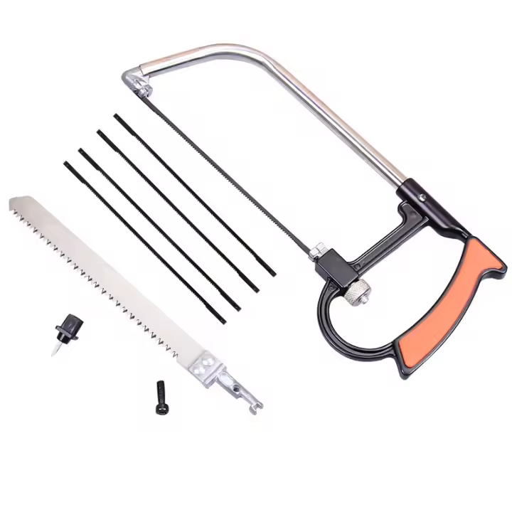 Kit De Sierras Multifuncional 8en1 Para Manualidades DIY Con 6 Hojas De Acero Para Madera Metal Vidrio Herramienta De Modelado - 1