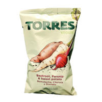 Chips vegetales de remolacha, chirivía y boniato Torres. Pack 6 bolsas de 90gr - details 0