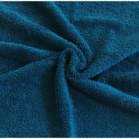 Toallas de Baño Algodón Portugués Mercatienda.es Chenil Azul Petróleo - Set 3 Piezas 550g Absorbentes y Duraderas - details 2