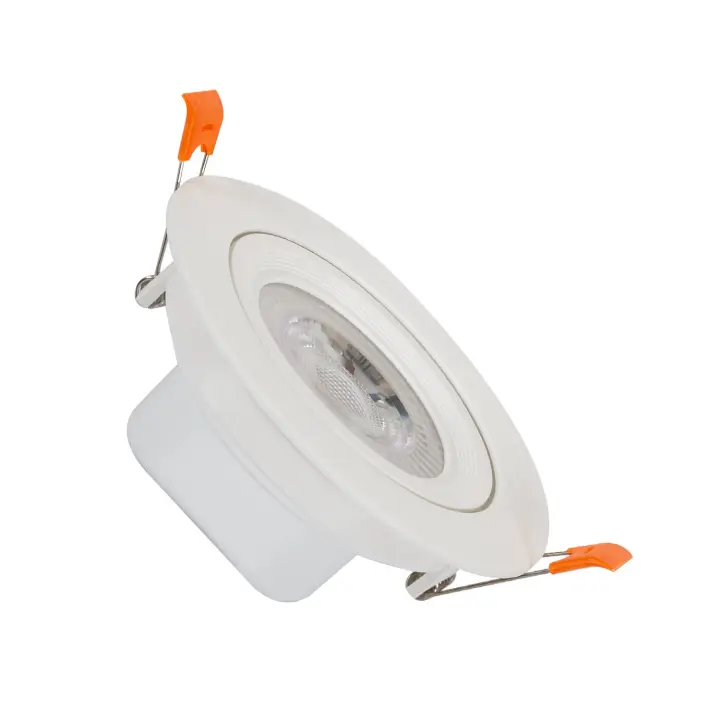 Ledkia Foco Downlight LED 12W Solid COB Direccionable Circular Blanco Corte Ø 95 mm - 1