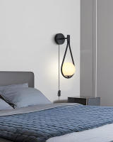 Lámpara De Pared LED G9 Para Dormitorio Con Interruptor De Enchufe Metal Para Pasillo Ajuste De Voltaje AC85-265V Moderna - details 1