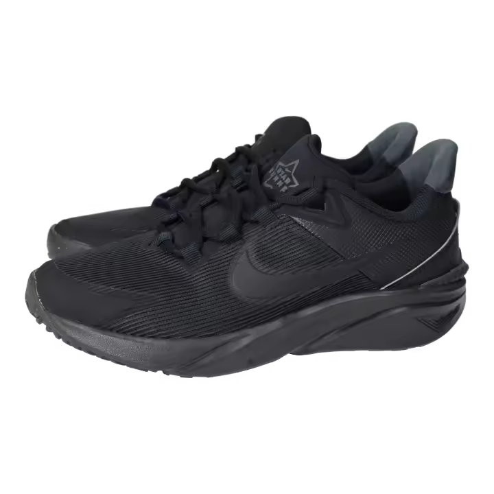 Deportivos marca NIKE para mujer en color negro. Deportivas Nike Star Runner para mujer, color negro, cordones y piso anatómico de goma antideslizante - 1