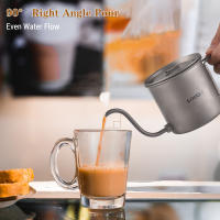 Cafetera De Titanio Para Camping Y Viajes 650ml/550ml/400ml Kettle De Pueyo Para Café Té Agua Con Estilo De Pato Adecuada Para 2 Usuarias - details 7