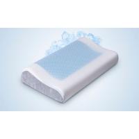 ARISE SHOP-Almohada ortopédica para el cuello, cojín de espuma viscoelástica + almohadilla de Gel, núcleo interno y funda de almohada transpirable, almohada de salud Cervical para enfermería,50X30X10CM - details 0