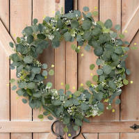 Vine De Hojas De Eucalipto Artificiales Para Decoración De Boda Y Jardín Planta Falsa De Hojas Verdes Para Arco De Boda Y Decoración Del Hogar - details 2