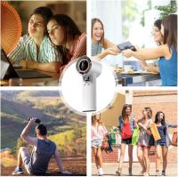 Portátil 2025 Recargable USB con Pantalla Digital LCD - Ventilador de Mano Plegable 100 Velocidades Ajustables, Soporte Turbo y 3 Modos - Enfriador Silencioso para Exteriores, Camping, Deportes, Eventos, Oficina y Viajes - details 2