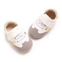 Zapatos De Caminar Para Bebés 0-18 Meses Con Solapa De Goma Suave Y Material De Cuero PU Cómodos Y Versátiles Con Patrón Rayado - details 11