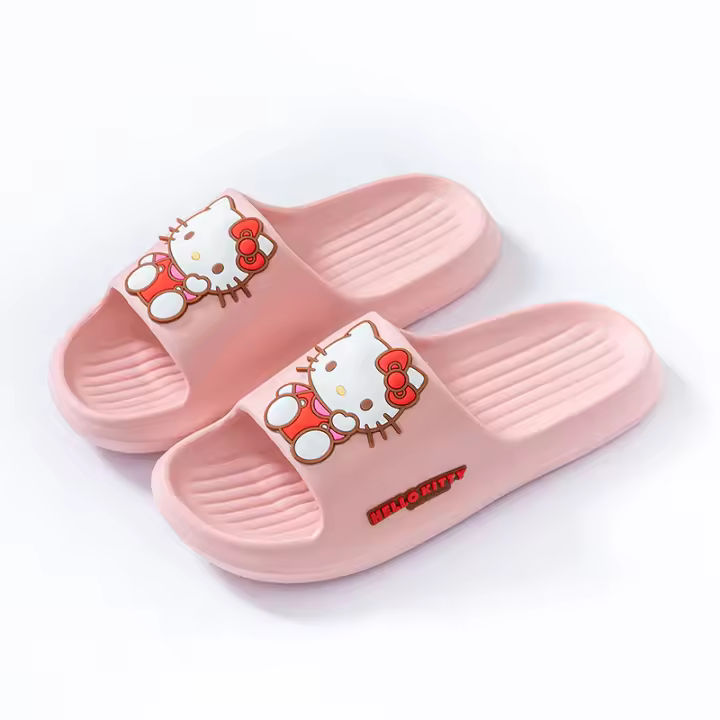 Sanrio Zapatillas De Verano Para Niños Con Dibujos Animados Kuromi Y Cinnamoroll Antideslizantes Para Interior Regalo Para Niñas - 1