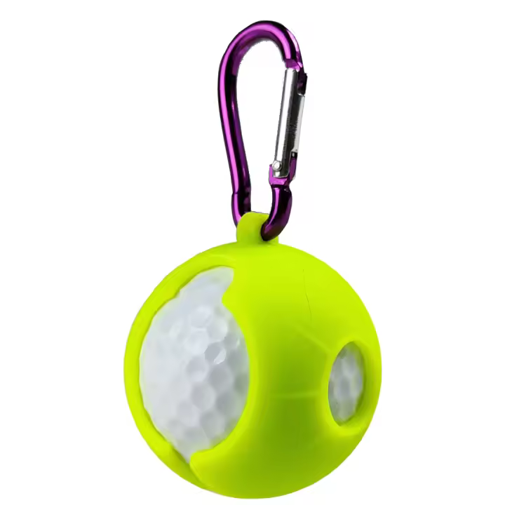 Portabolas De Golf Con Funda Protectora De Silicona Suave Accesorio Deportivo Para Dos Bolas Resistente Caídas Y Daños - 1