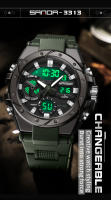 Reloj Deportivo Para Hombre SANDA Resistente Al Agua Con Alarma Reloj De Pulsera Cuarzo Digital Material De Correa De Silicona Estilo round - details 4