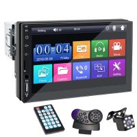 Car Radio 7 Inch 1 Din MP5 Multimedia Player Touch Screen FM ISO Power Aux Input Bluetooth USB Mirror Link Universal Autoradio - details 1