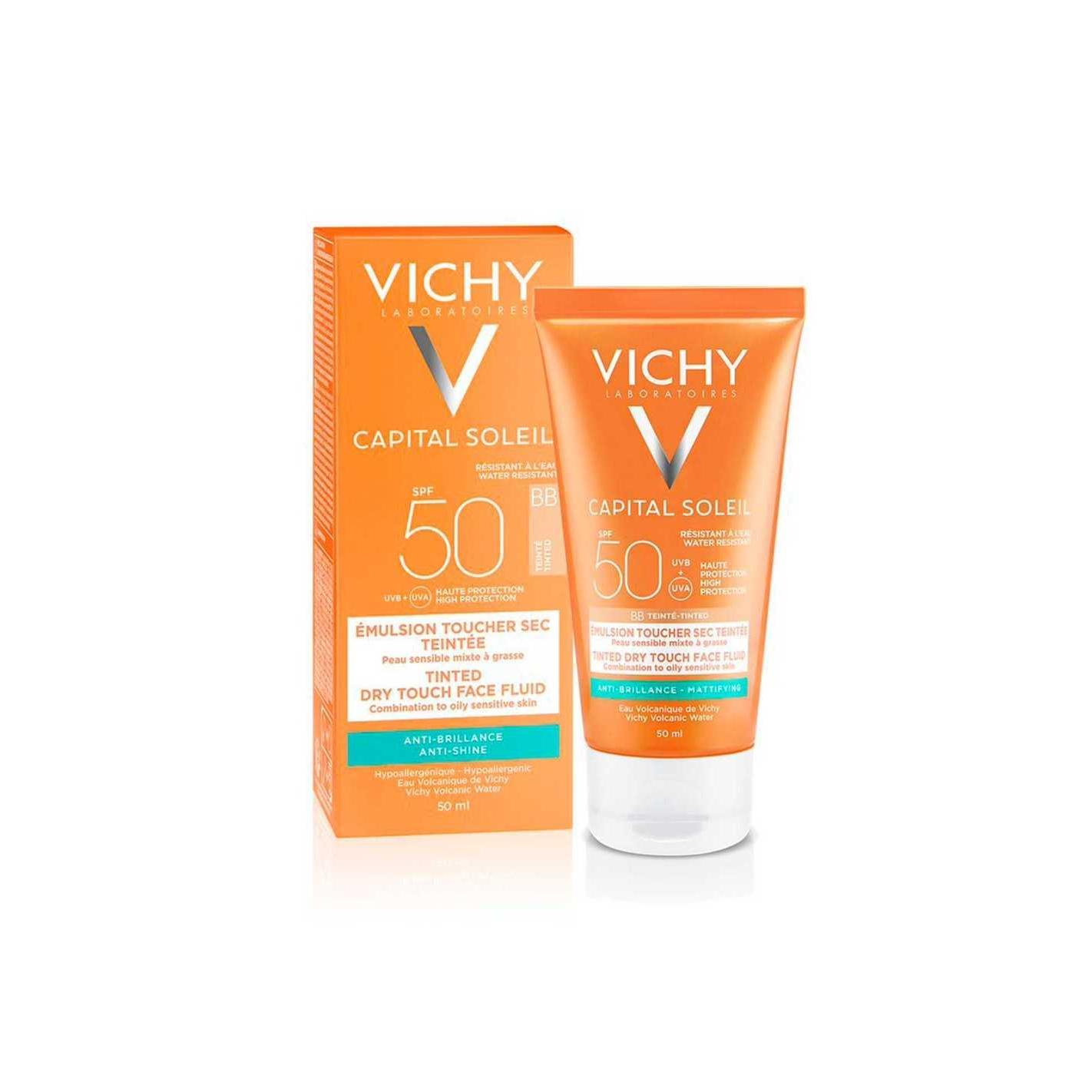 Vichy Capital Sol BB Crema Acabado Seco Con color SPF50 50 ml