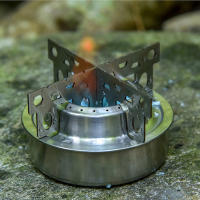 Estufa De Camping Lixada Exterior Mini Alcoholesta En Titán Y Acero Inoxidable Con Soporte Cruzado Estufa Portátil Para Picnic - details 19