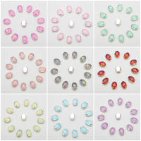 Accesorios De Zapatos Y Ropa DIY De Diamante Oval D-Shaped Tamaño Múltiple Brillante De Cuentas De Cristal Para Manualidades - details 4