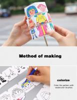 Juguetes De Arte DIY Para Niños Libro De Dibujo Y Pintura Interactivo Rotativo Graffiti Puzzle Educativo Papel De Relleno Colorido Para Niños Entre 3 Y 12 Años - details 4