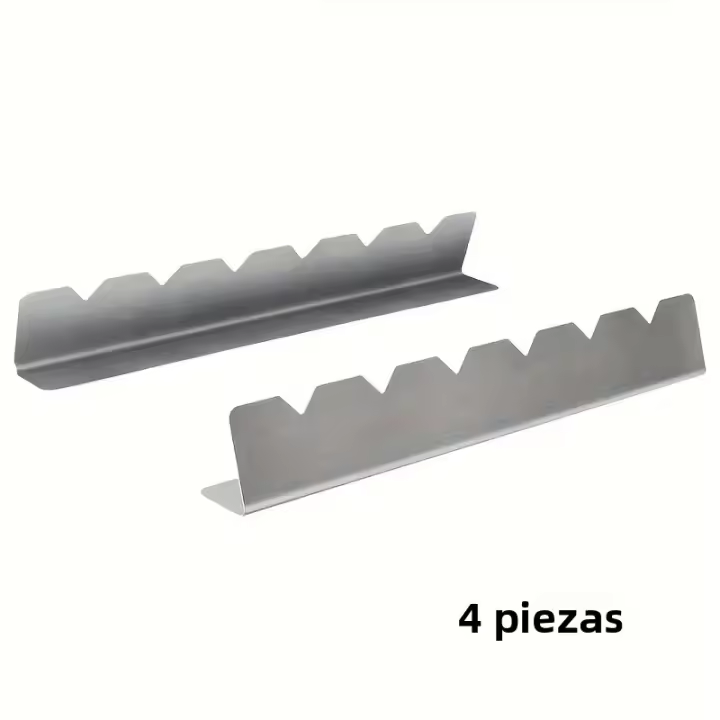 2pcs Soporte Para Kebab Universal Adecuado Para Barbacoa Herramientas De BBQ Para Cocina Patio Hogar Camping Metal Inoxidable - 1