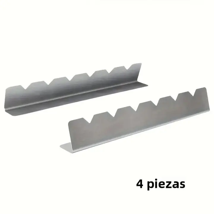 2pcs Soporte Para Kebab Universal Adecuado Para Barbacoa Herramientas De BBQ Para Cocina Patio Hogar Camping Metal Inoxidable - 1