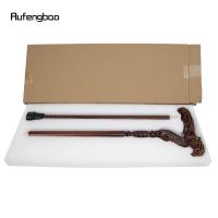 Bastón De Madera Marrón Leopardo Para Moda Y Fiesta Disfraz De Vampiro Cospaly Bastón De Caminar Decorativo 93cm Para Halloween - details 12