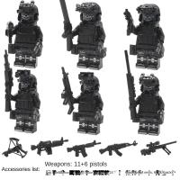 Set De 6 Personas Black Ghost Especial Polícia Mochila Montaje Militar Cinto Tático Accesorios Táticos Decoración Hogar - details 2