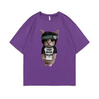 Camiseta Hombre Algodón 100% Chief Keef Kitty Lead Never Follow Estampado Camiseta Gráfica Casual Manga Corta Estilo Hip Hop - details 13