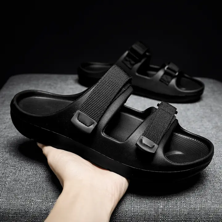 Par De Sandalias De Verano Para Hombre Resistentes Al Desgaste Con Suela Suave Y Cómodas Zapatos Deportivos Para Exterior - 1